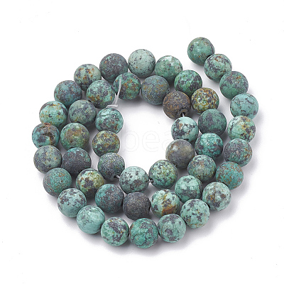 Natural African Turquoise(Jasper) Beads Strands G-T106-206-1