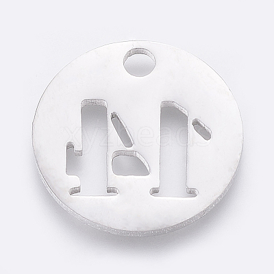 Non-Tarnish 304 Stainless Steel Pendants LS-STAS-F233-14-P-1