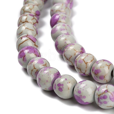 Synthetic Turquoise Beads Strands TURQ-F019-03D-1
