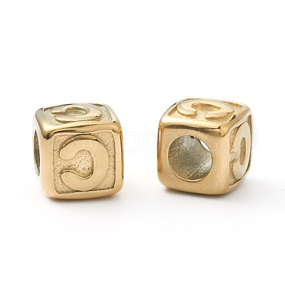 304 Stainless Steel European Beads STAS-H145-01C-G-1