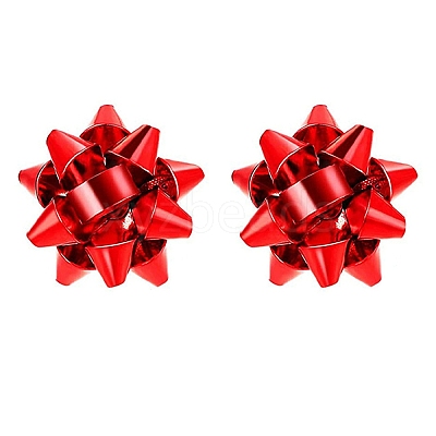 Christmas Star Iron Dangle Stud Earrings for Women EJEW-H001-64-1