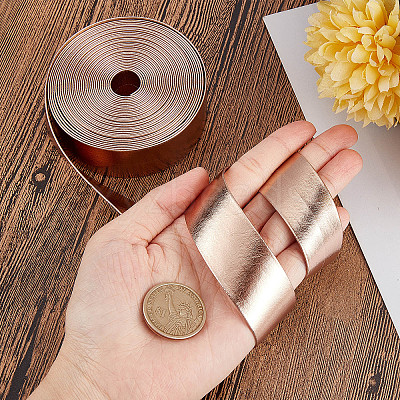 Soft Flat Imitation Leather Cord LC-WH0006-03B-03-1