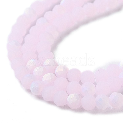 Imitation Jade Glass Beads Strands EGLA-A034-J3mm-MB02-1