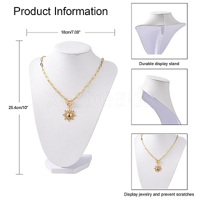 Jewelry Necklace Display Bust S015-A-1