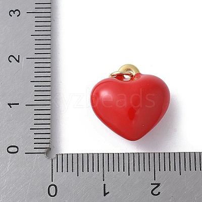 Brass Enamel Pendants KK-D336-08G-01-1