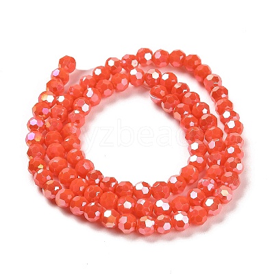 Opaque Glass Beads Stands EGLA-A035-P4mm-B03-1