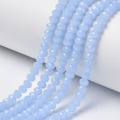 Glass Beads Strands EGLA-A034-J8mm-D03-1