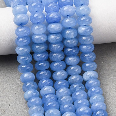 Natural White Jade Beads Strands X-G-E507-01-09-1