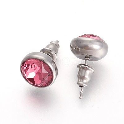 304 Stainless Steel Stud Earrings EJEW-F182-A03-1