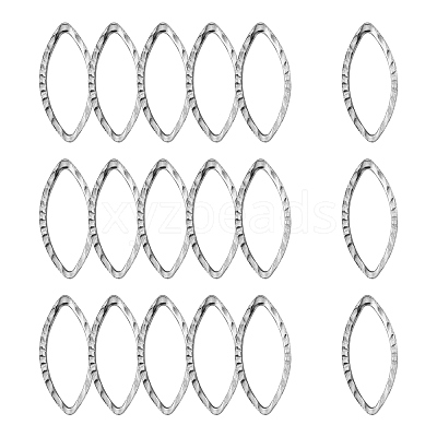 Tarnish Resistant 304 Stainless Steel Linking Rings X-STAS-I071-04P-1