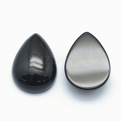 Natural Obsidian Cabochons X-G-E491-B-07-1
