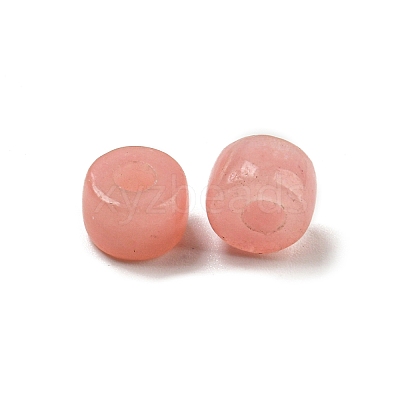 Natural White Jade Dyed Beads G-G003-A06-07-1