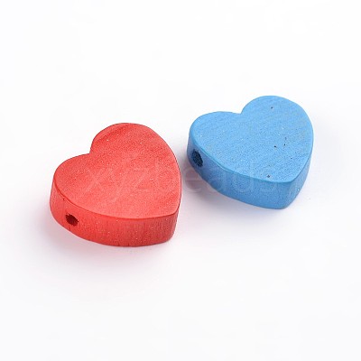 Mixed Color Natural Wood Beads TB109Y-1
