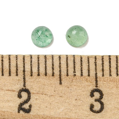 Natural Green Aventurine Cabochons G-Q173-01A-10-1
