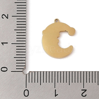 Christmas Theme Ion Plating(IP) 304 Stainless Steel Enamel Pendants STAS-Z083-07G-07-1
