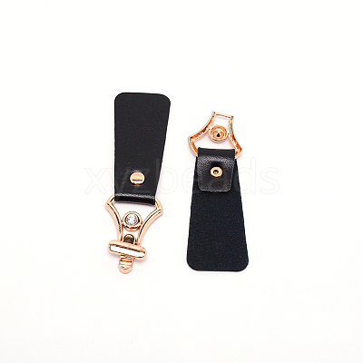 Alloy Sew on Turn Twist Clasp Lock FIND-WH0053-34KCG-1