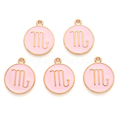 Alloy Enamel Pendants ENAM-S124-01A-09L-1