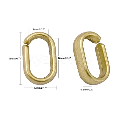 Opaque Spray Painted Acrylic Linking Rings OACR-S021-65A-B01-1