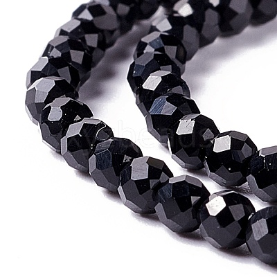 Transparent Glass Beads Strands GLAA-C019-01B-01-1