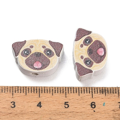 Printed Wood Beads WOOD-D289-01H-1