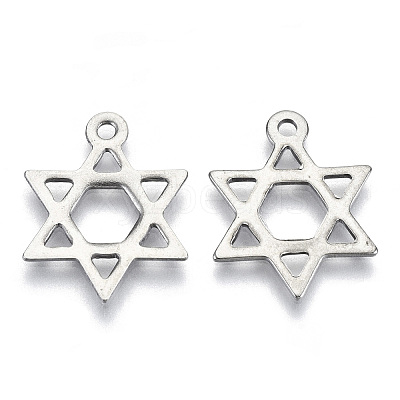 Non-Tarnish 201 Stainless Steel Pendants X-STAS-R116-039-1