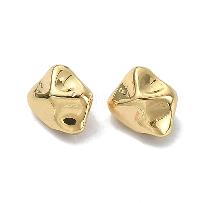 Rack Plating Brass Spacer Beads KK-B072-42G-1