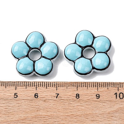 Handmade Glass Enamel Beads GLAA-K070-06C-1