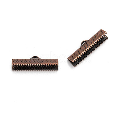 Mixed Iron Ribbon Crimp Ends E182Y-M-1