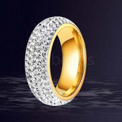 201 Stainless Steel Finger Rings for Women WGAEC69-02-1