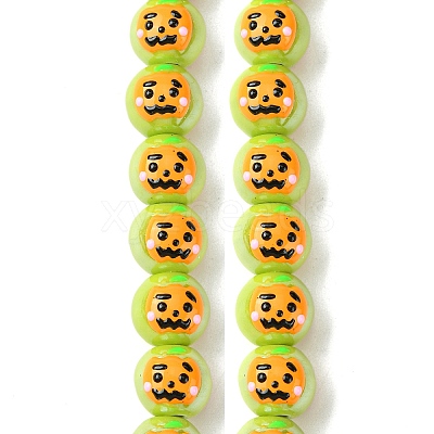 Handmade Porcelain Beads Strands PORC-A025-01D-1