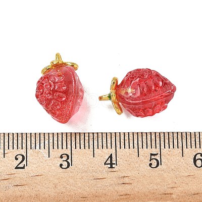 Transparent Glass Pendants GLAA-P072-03G-08-1
