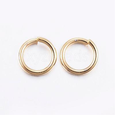 304 Stainless Steel Open Jump Rings STAS-L187-5x1mm-G-1