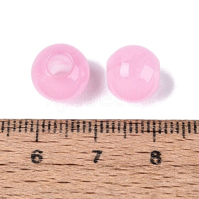 Natural White Jade European Beads G-Q607-01A-16-1