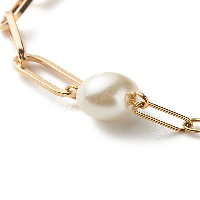 Glass Pearl Beaded Necklaces X1-NJEW-TA00004-1