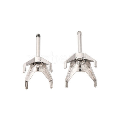 304 Stainless Steel Stud Earring Findings STAS-B091-02A-07P-1