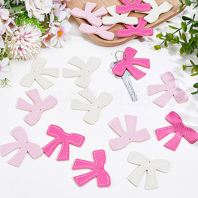 18Pcs 3 Colors PU Leather Pendants DIY-CL0001-30-1