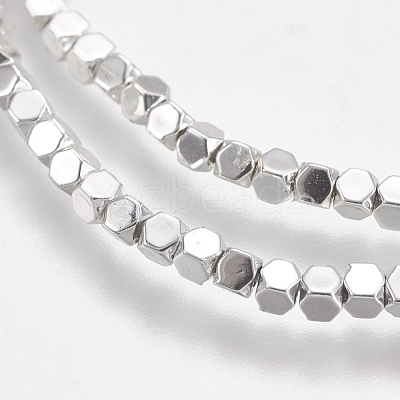 Electroplate Non-magnetic Synthetic Hematite Beads Strands G-K239-14D-1