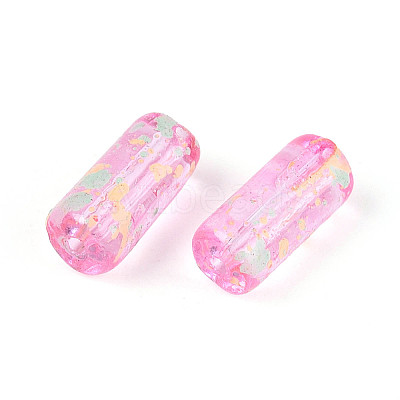 Picasso Transparent Glass Bugle Beads SEED-N010-02A-1