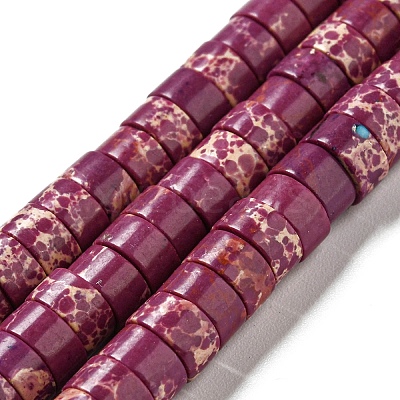 Synthetic Imperial Jasper Dyed Beads Strands G-D077-D01-01C-1