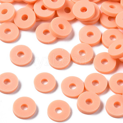 Handmade Polymer Clay Beads CLAY-R067-6.0mm-B13-1