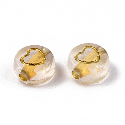 Transparent Acrylic Beads TACR-N010-002A-1