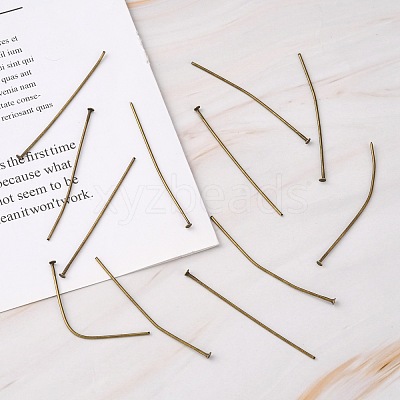 Iron Flat Head Pins IFIN-R217-0.7x50-AB-NF-1