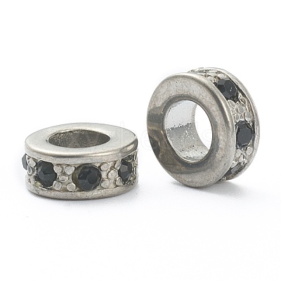 304 Stainless Steel Rhinestone Bead Spacers STAS-I181-026P-1