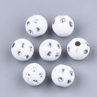 Plating Acrylic Beads PACR-S186-10mm-A11-1