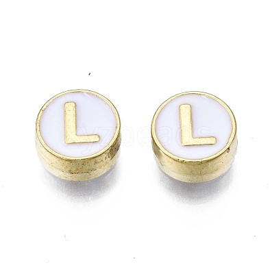 Alloy Enamel Beads ENAM-N052-006-01L-RS-1