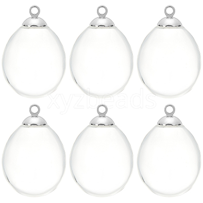 10Pcs Alloy Bead Cap Pendant Bails FIND-SC0010-61-1
