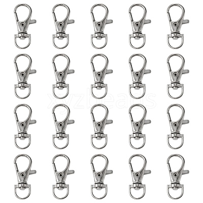 20Pcs Alloy Swivel Lobster Claw Clasps FIND-YW0001-55B-1