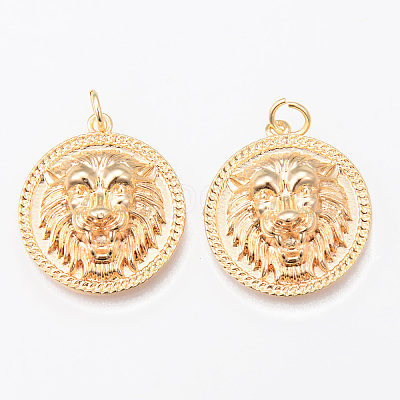 Brass Pendants X-KK-N232-187G-NF-1