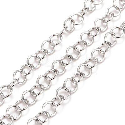 Tarnish Resistant 304 Stainless Steel Rolo Chains CHS-F011-08D-P-1