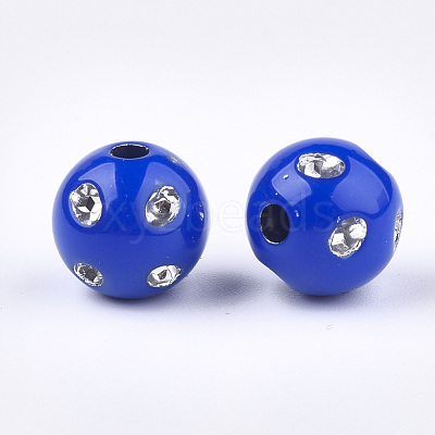 Plating Acrylic Beads PACR-S186-10mm-A02-1
